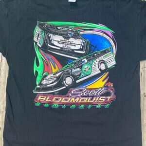 Scott Bloomquist Dominator Racing T Shirt Retro Tee